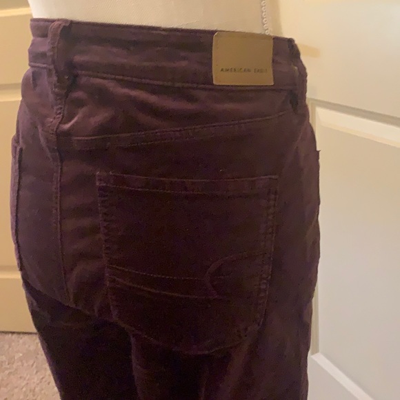 American Eagle purple velvet pants - Picture 4 of 4
